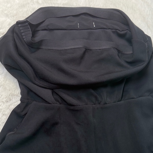 SPANX Air Essential Strapless Jumpsuit 2X Tall Black Airluxe WideLeg Comfy Femme - Picture 13 of 17